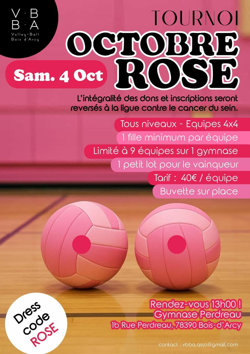 Tournoi Octobre ROSE 2025