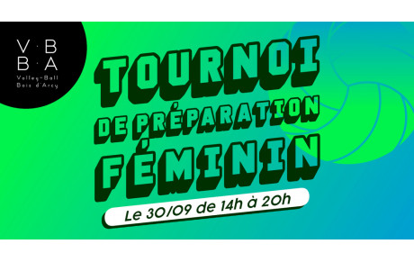 Tournoi préparation féminin