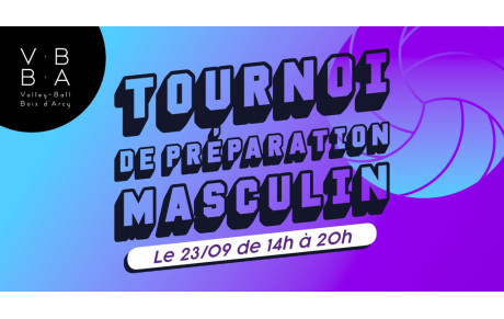 Tournoi préparation masculin